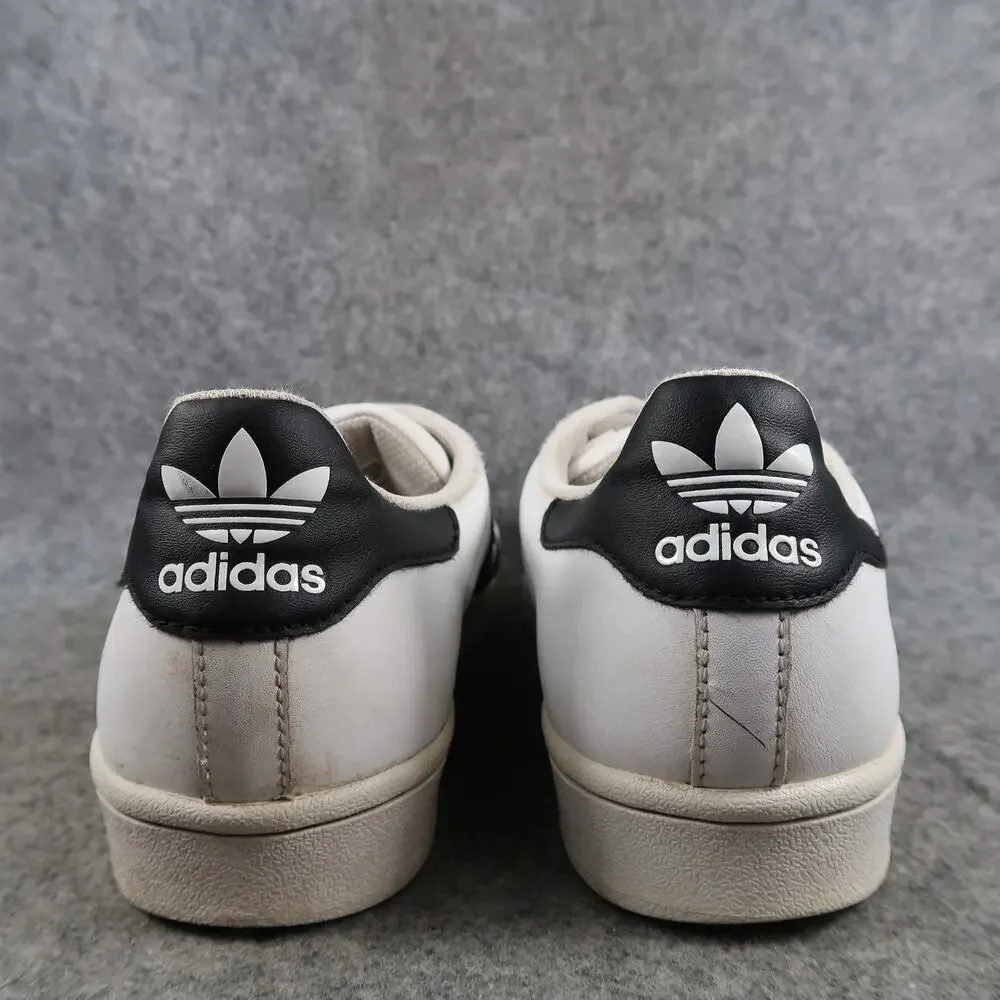 Adidas Shoes Mens 7.5 Superstar Sneakers Casual Lace Up Trainer Lifestyle White